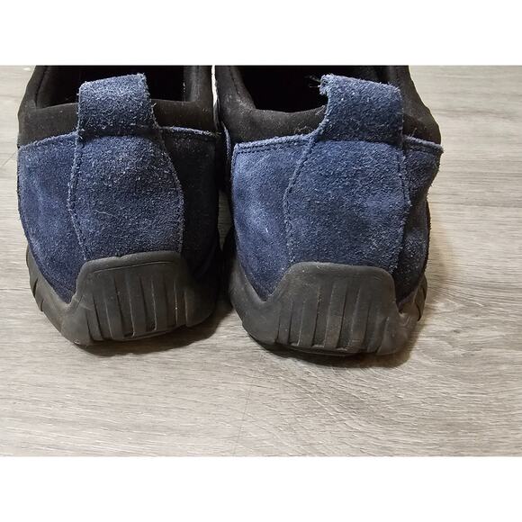 Mootsies Tootsies Women's Maxim Navy Leather Suede Slip On Loafers Size 9 M - Picture 6 of 8